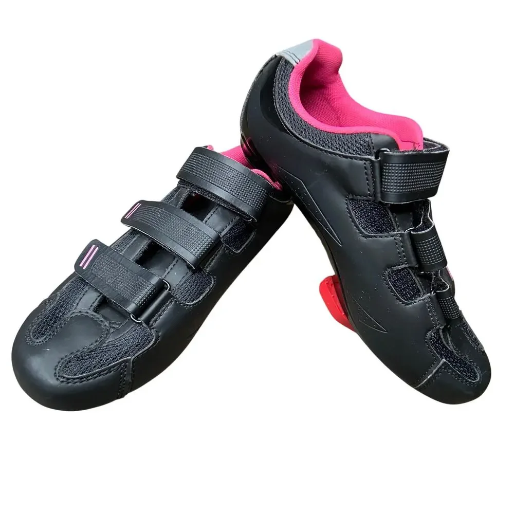 Tommaso PIsta 100 Cycling Shoes Sz 40 EU 9 US Black SPD Cleats Peloton Ready